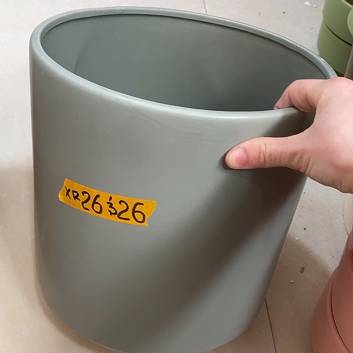 陶盆有孔 瑕疵针孔漏釉介意勿拍外口 26外高26