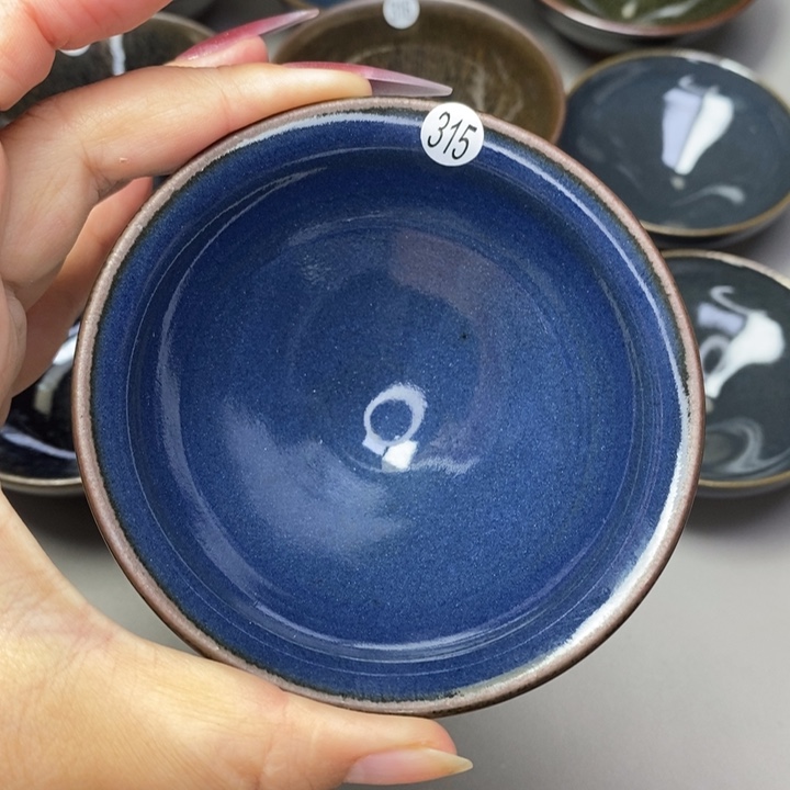 茶盏借*年建窑建盏柴烧主人杯