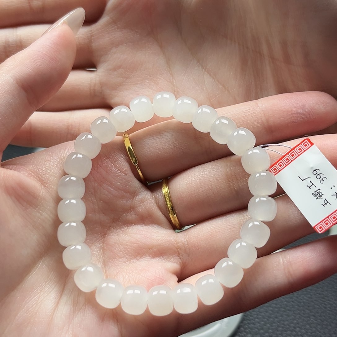 和田玉手链未镶嵌