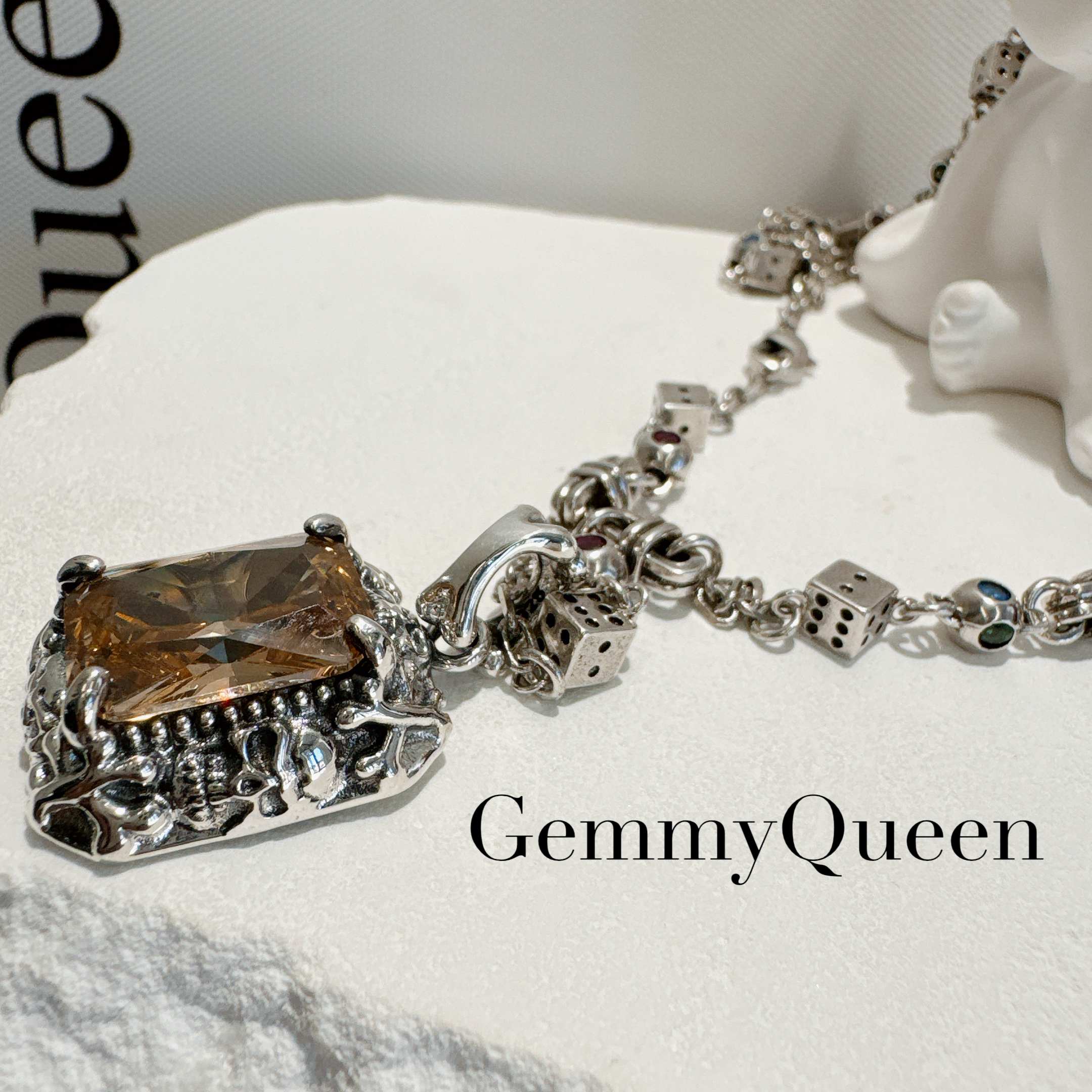 铜合金项链 GemmyQueen高定项链GQ01057