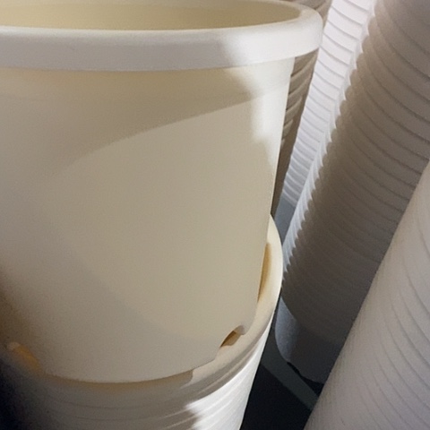 树脂四季5号米黄无托6个