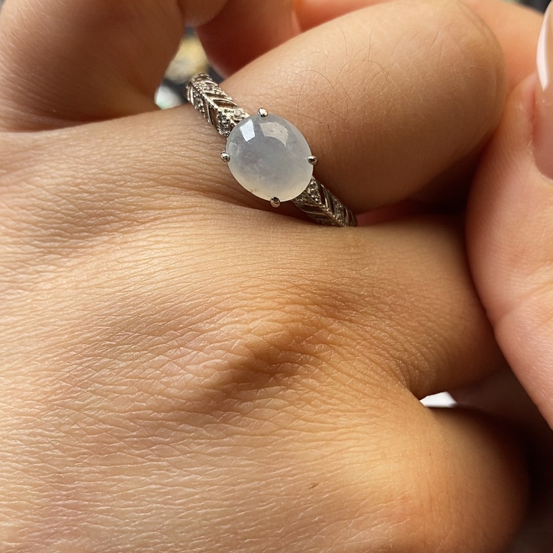 翡翠未镶嵌戒指翡翠