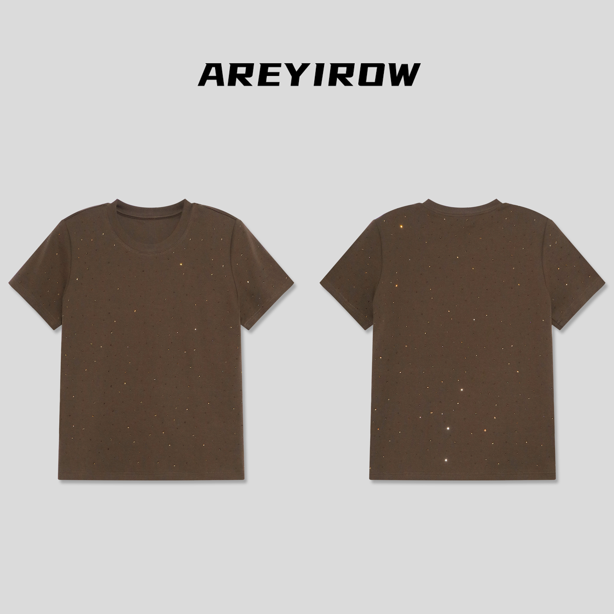 【AR专属】经典满天星弹力纯棉短袖打底圆领T恤A9H977DT234