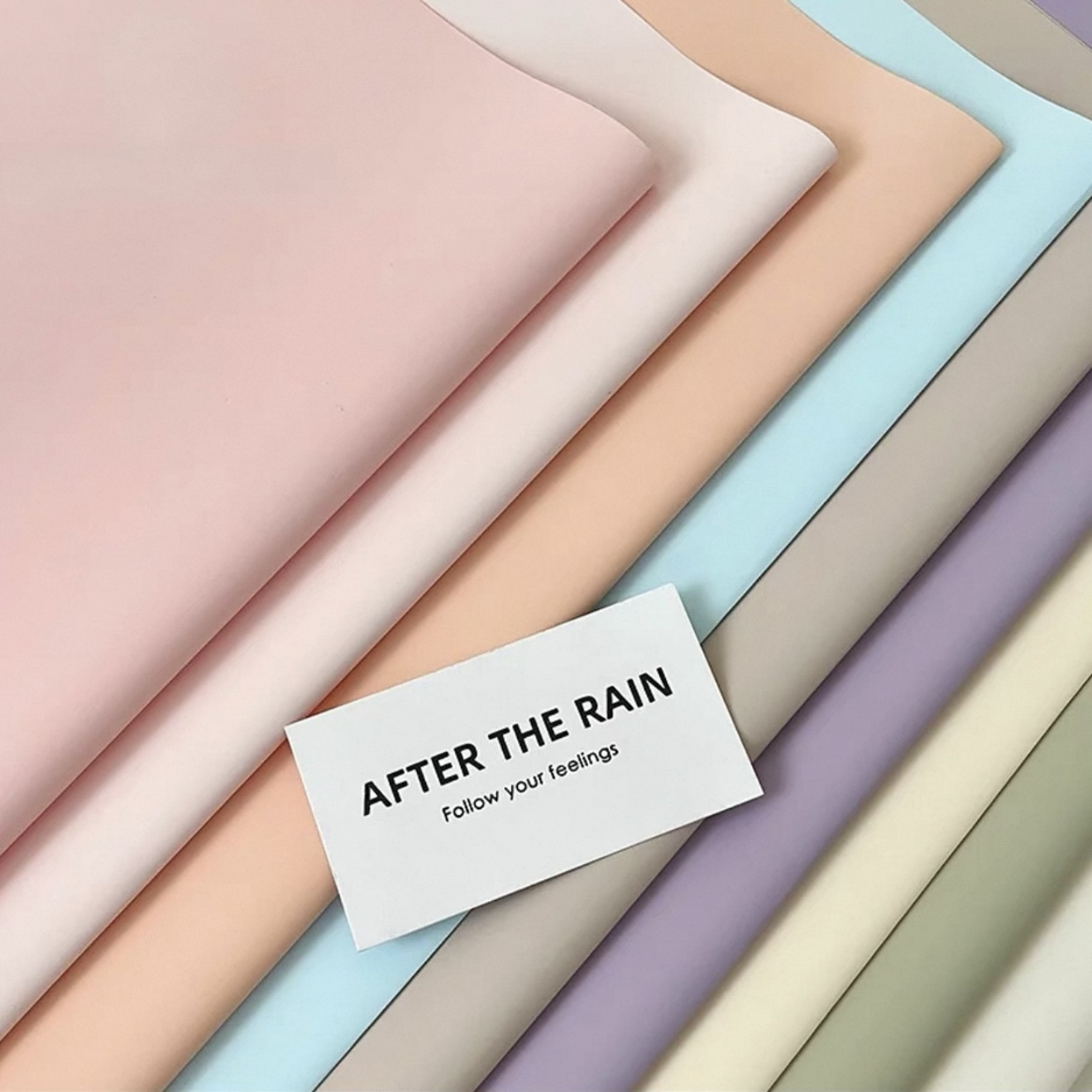 「中浩」特厚初恋纸57x57（±1）鲜花包装纸高定纯色纸防水6包包邮