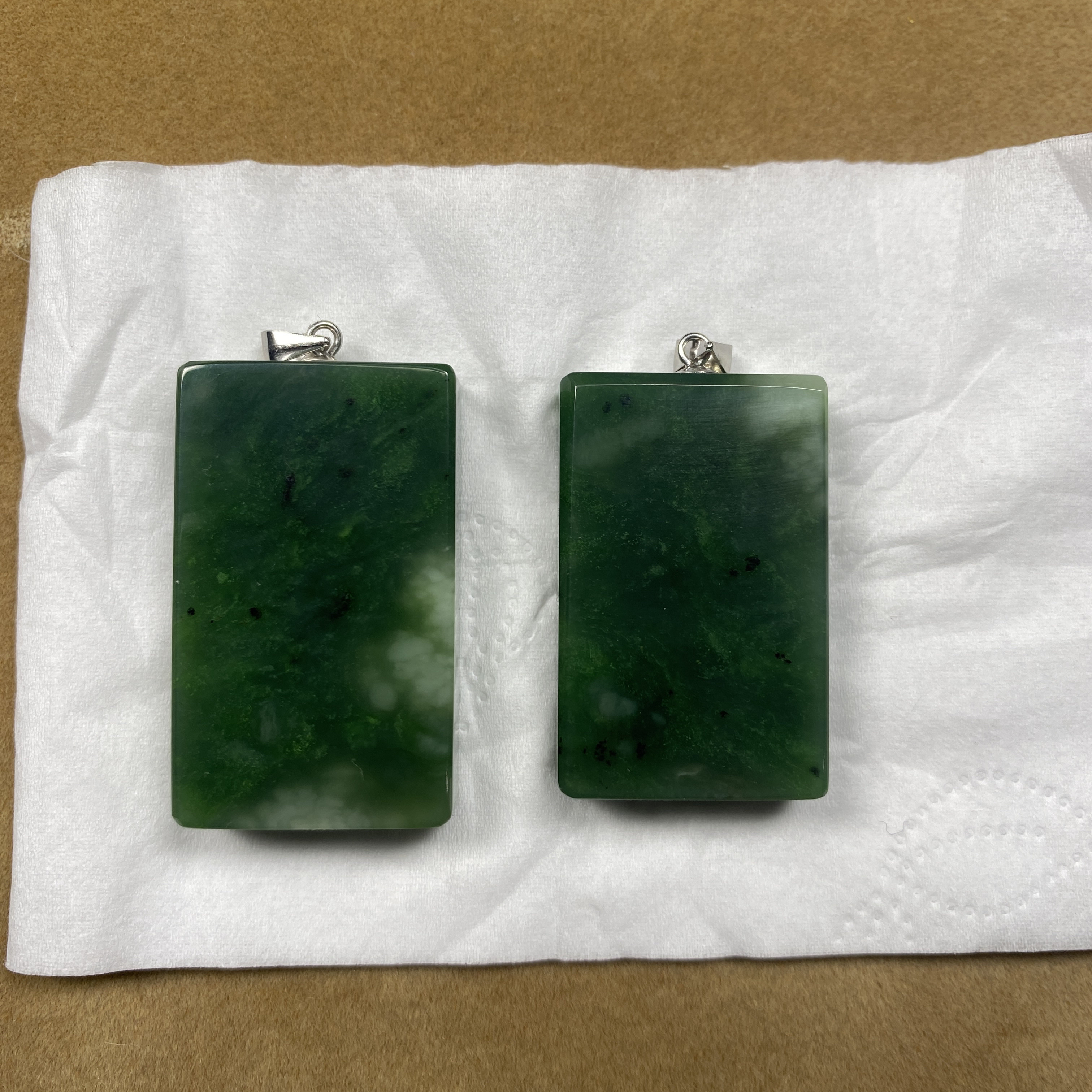 碧玉光面无事牌气质百搭时尚挂件多样性发货拍一发一