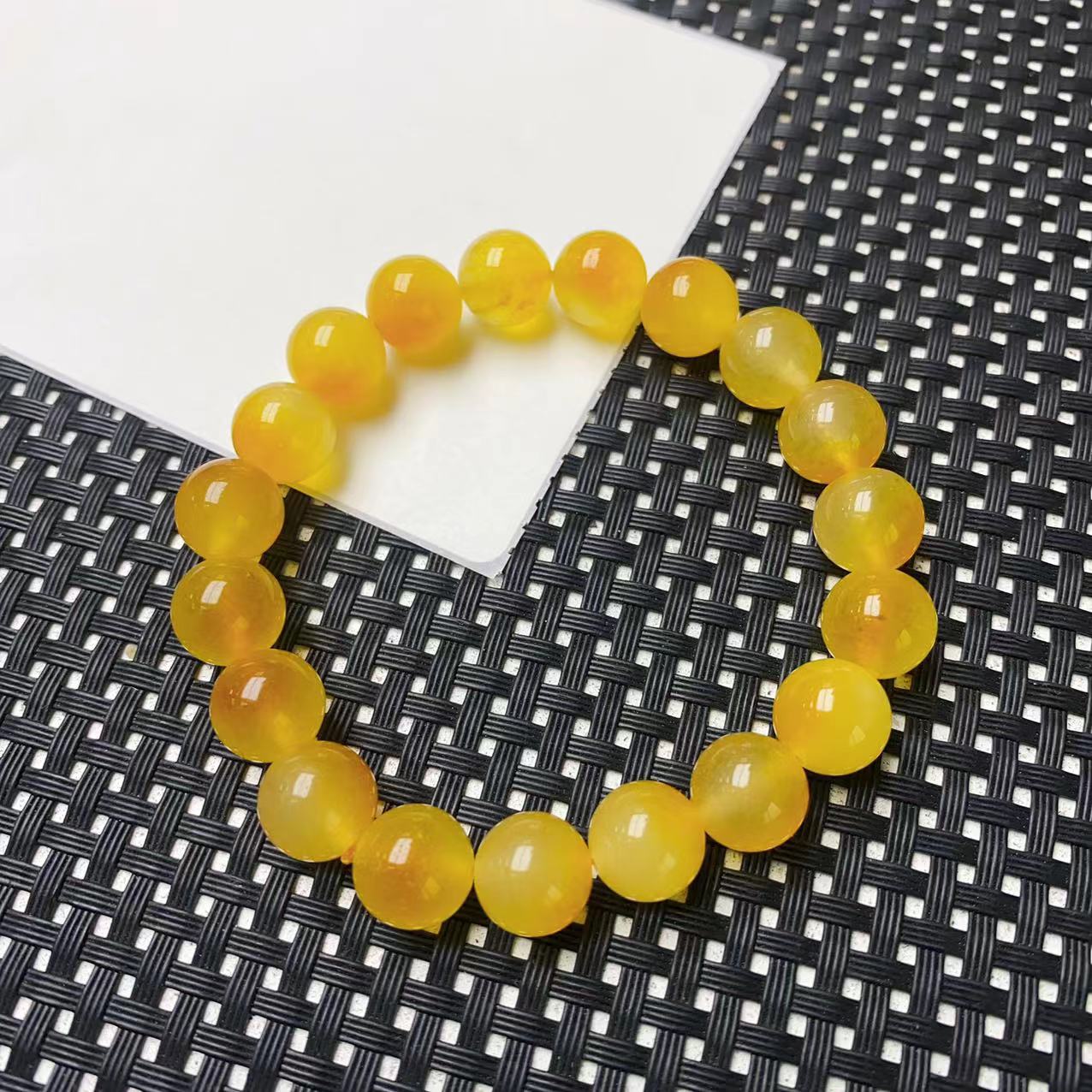 [聚小石]A1222黄红手链10M