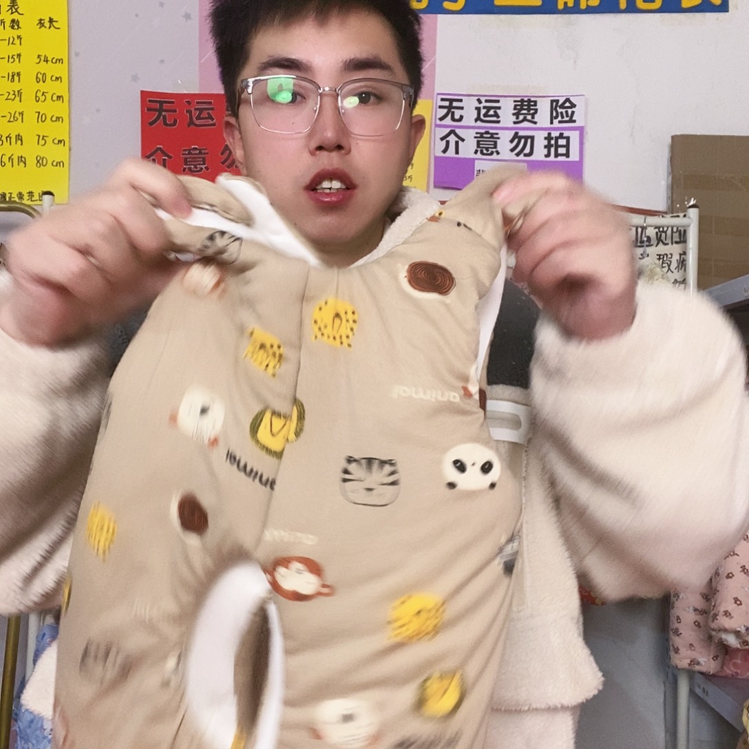 童装棉花衣90裤子加厚秋冬