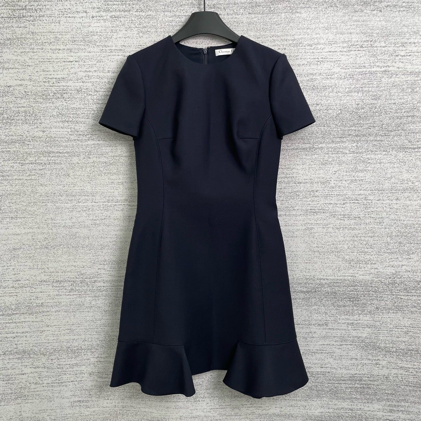 99新 DIOR/迪奥 D500278/荷叶边连衣裙/38码