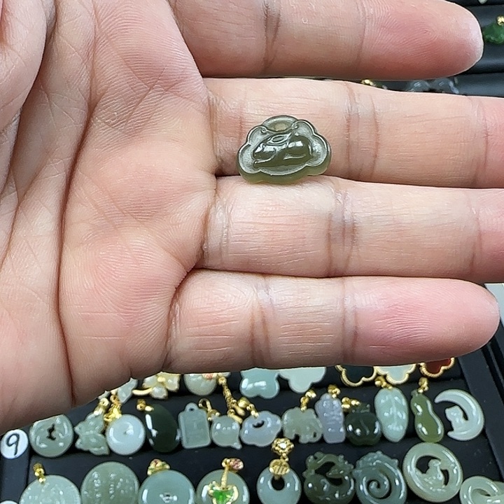 和田玉吊坠(不含链)未镶嵌