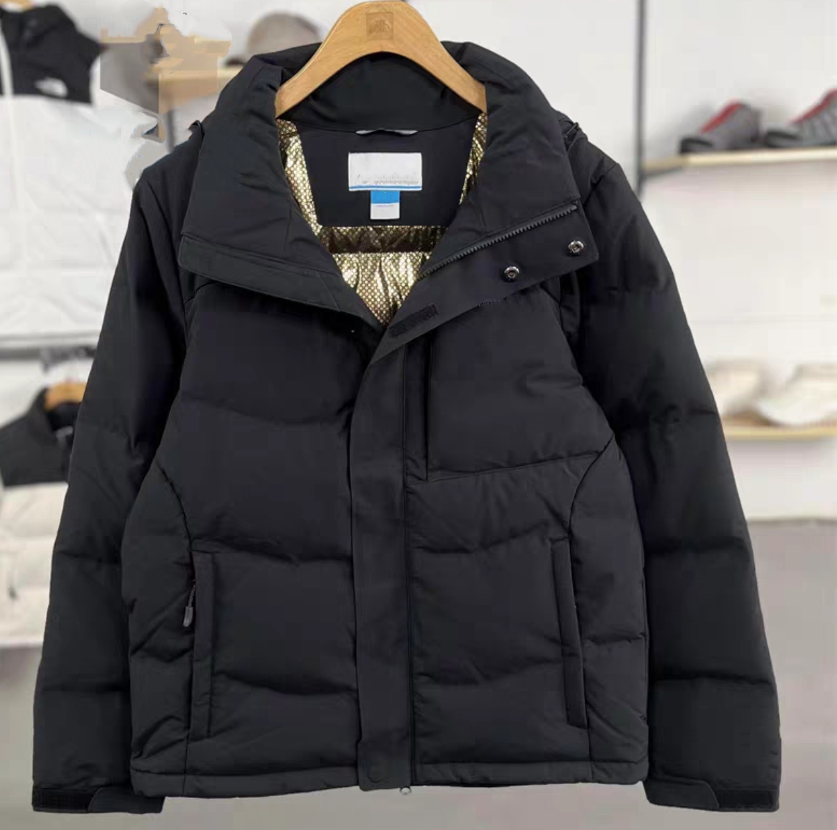 原单外贸哥家金点热能羽绒服800蓬防风拒水