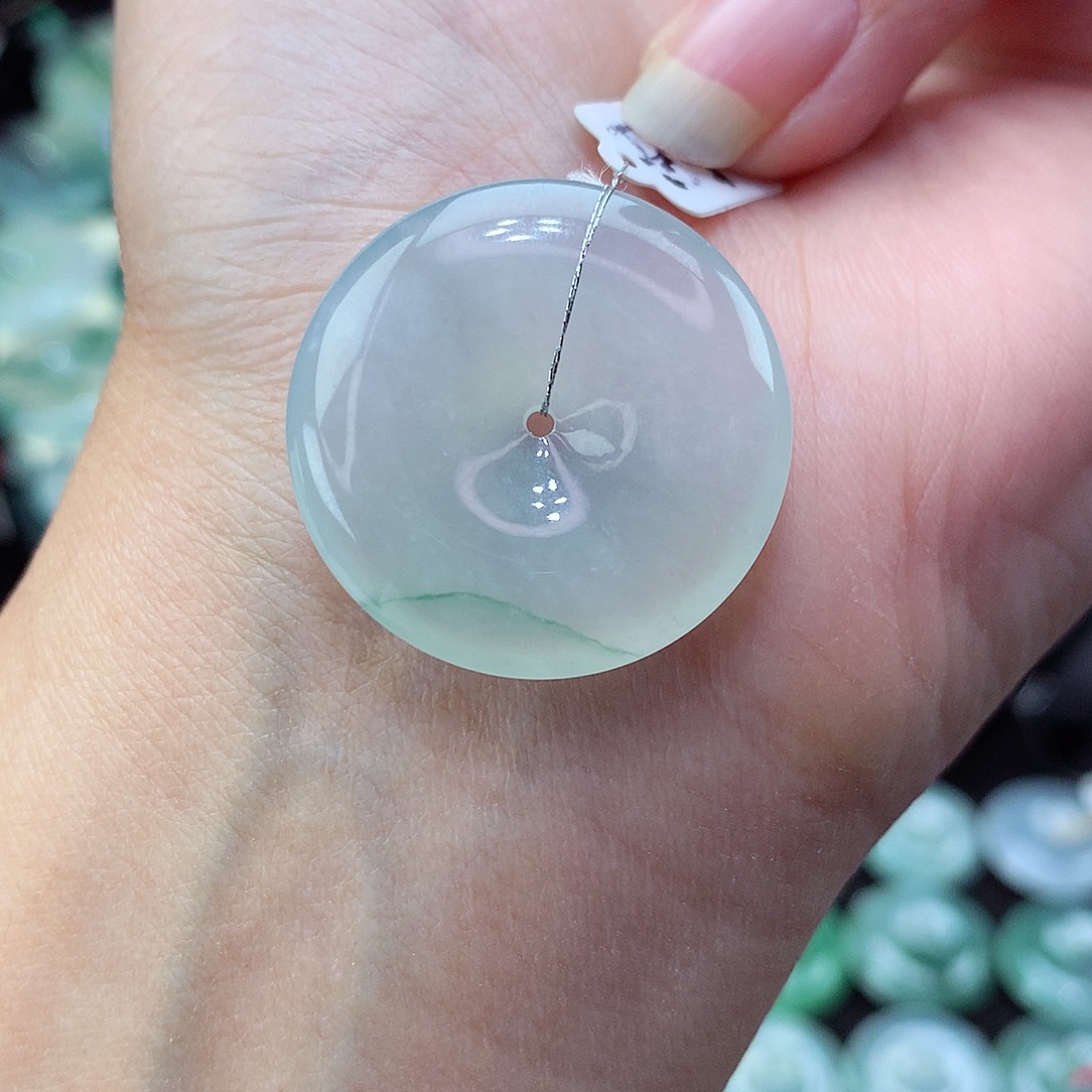 翡翠颈饰未镶嵌64尺寸27.1-5.6