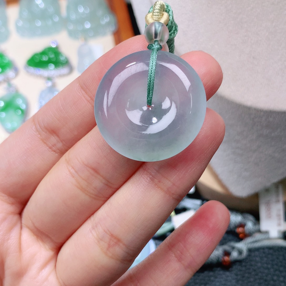 颈饰未镶嵌翡翠扣子28.7*5.8