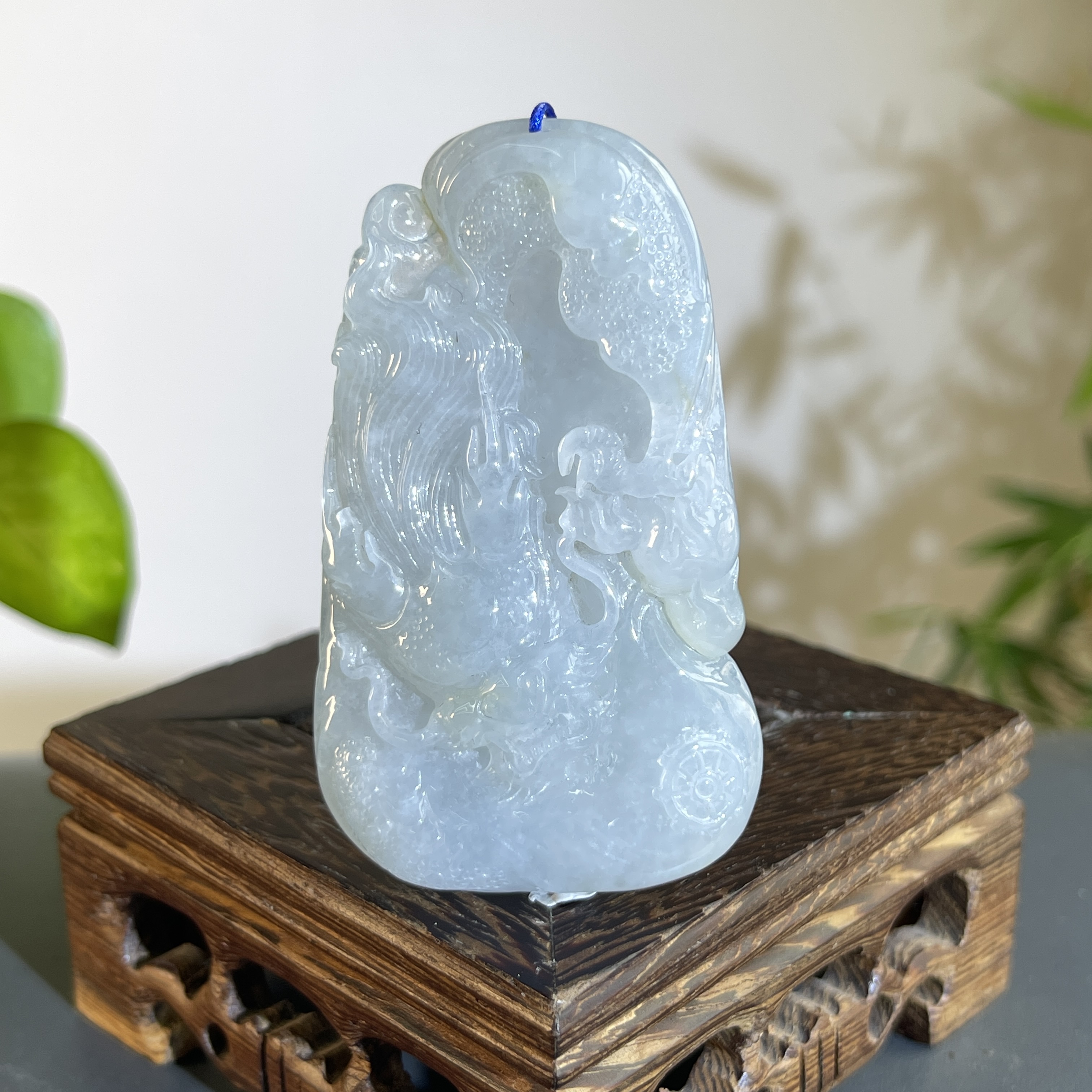 JTA12-188 天然缅甸翡翠A货 龙牌