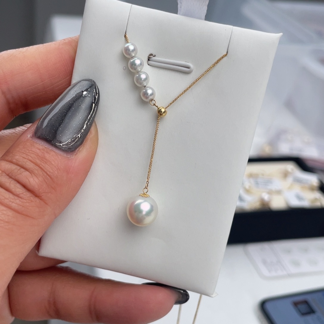 海水珍珠颈饰18K金镶嵌