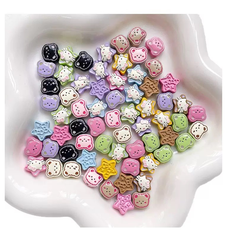 【4区合金桶】DIY饰品配件通孔合金自选桶