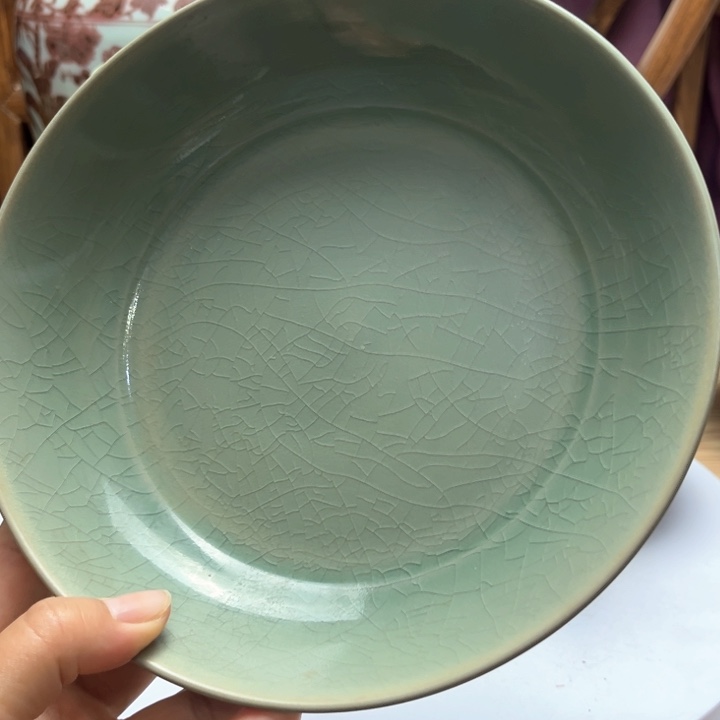 黄*生汝窑盘子一件