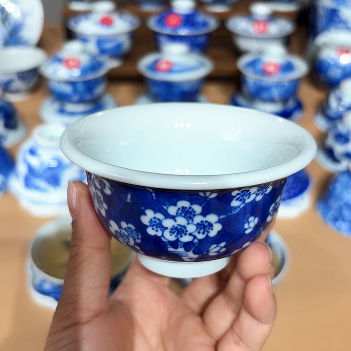 景德镇手工手绘压手杯