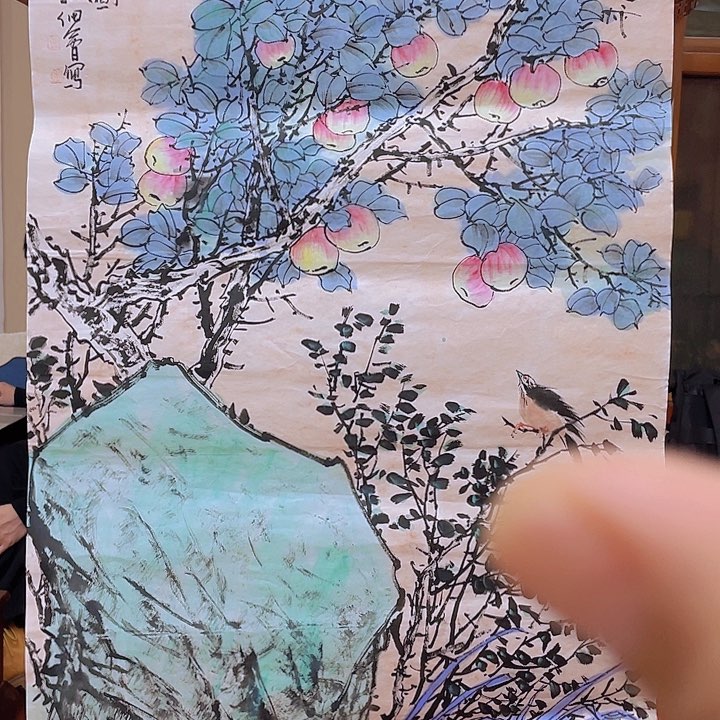 国画宋庄公选。宋庄的一位