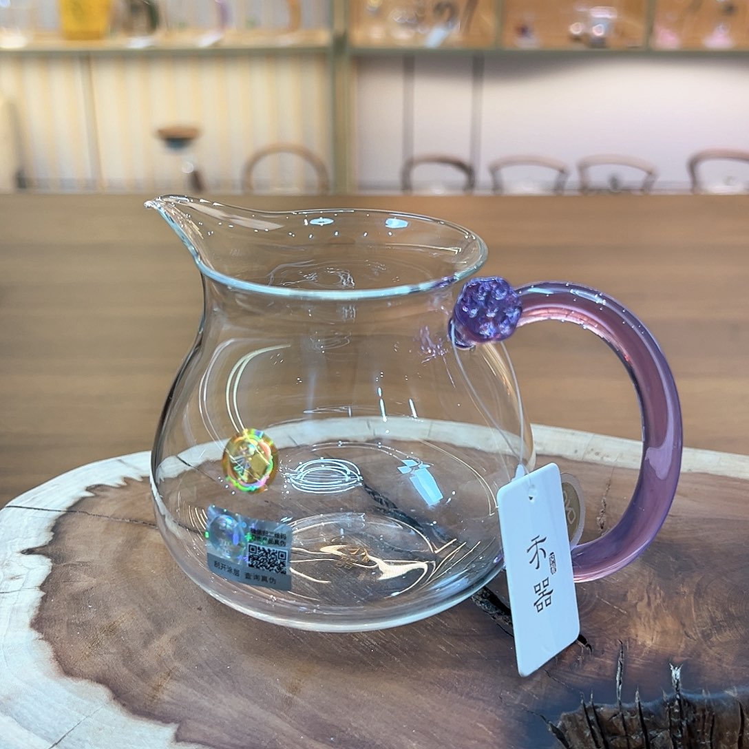 小***舵禾器浮莲公道杯浅紫色