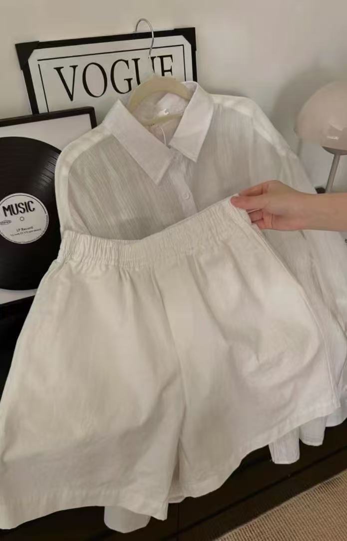 夏季简约通勤短裤宽松百搭泰式可爱风