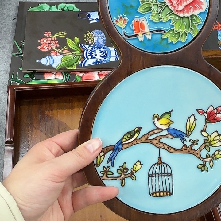 陶瓷板画15/10大葫芦