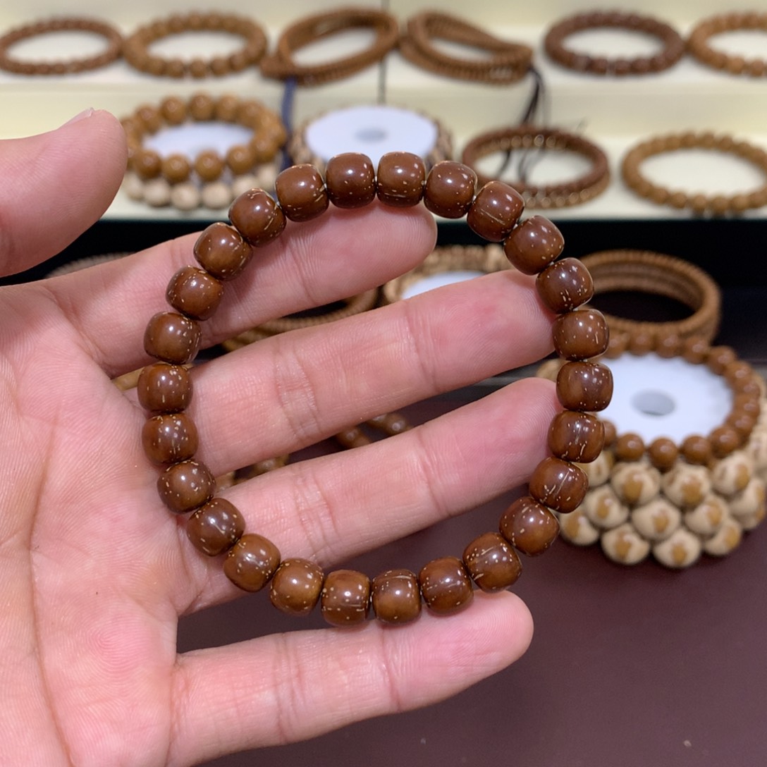 紫金鼠手串瑕疵实心鼠老型9