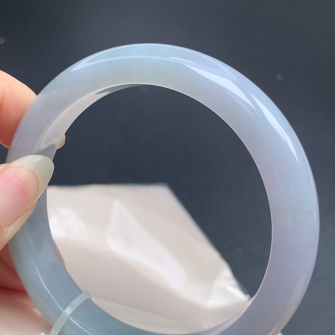 翡翠未镶嵌手镯60.7圈口