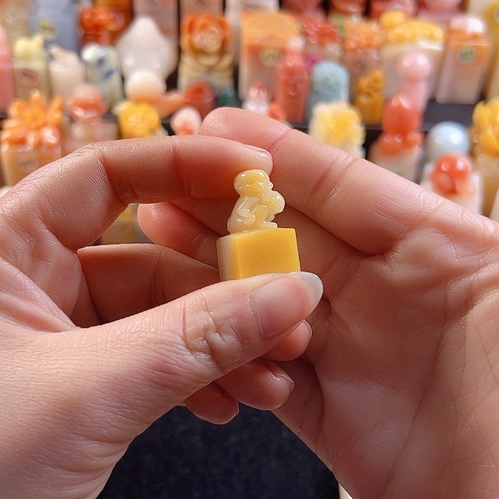 老挝石印石1.5厘米，猴子