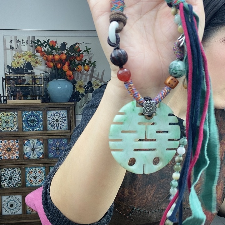 翡翠项链未镶嵌项链