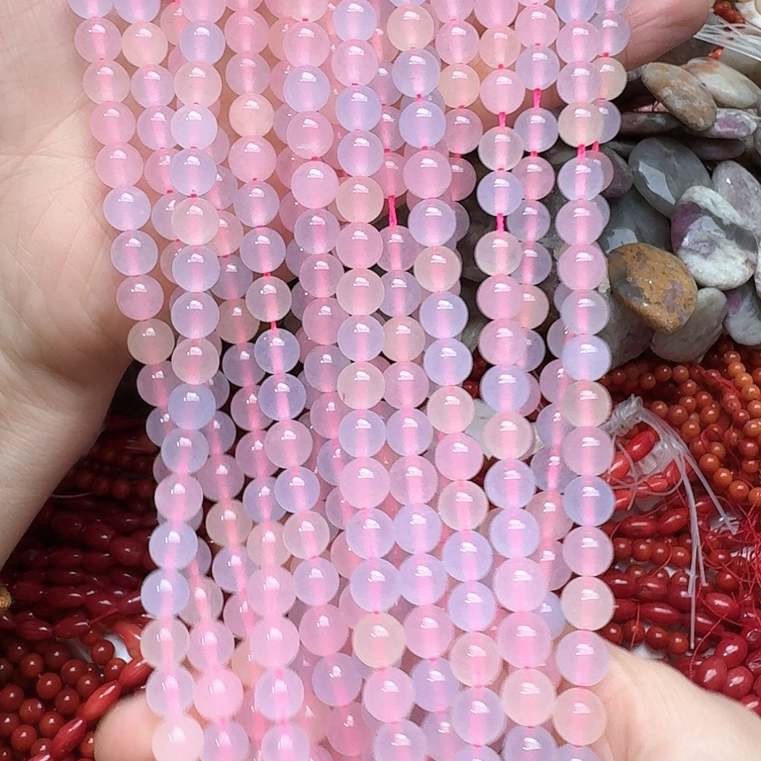 玛瑙/玉髓合金珠宝半成品福利一条8mm摩根