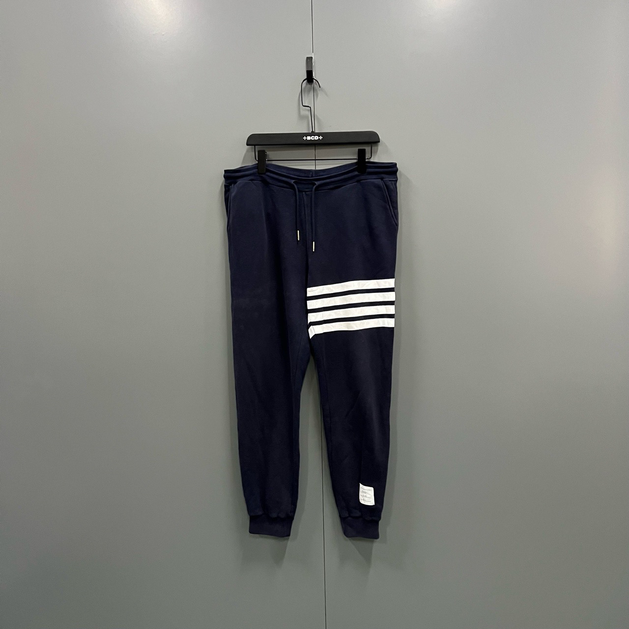 （bb）120 Thom Browne 藏青色条纹卫裤2码/95新/302752/瑕疵如图