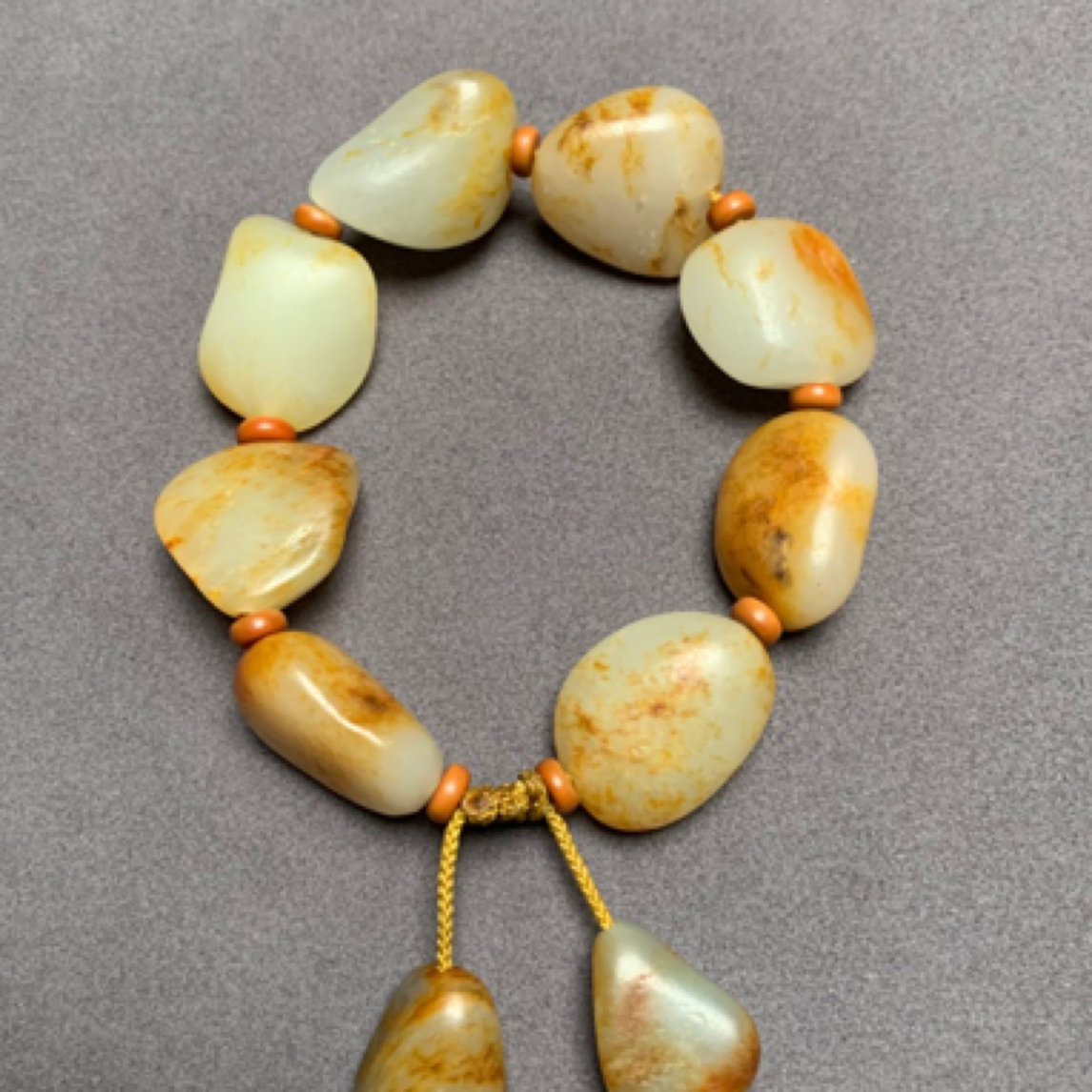 和田玉手串未镶嵌