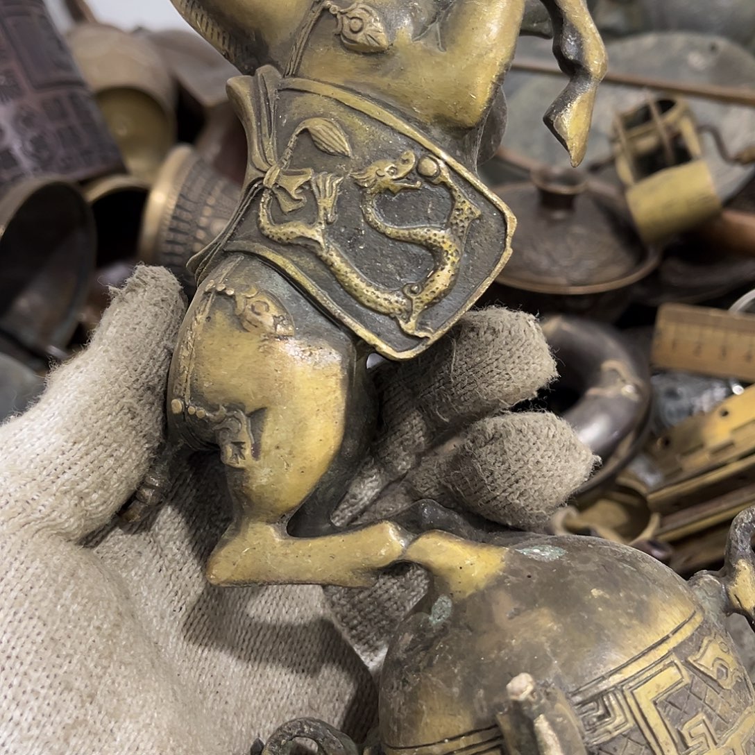 漂***人闪电购铜摆件工艺品