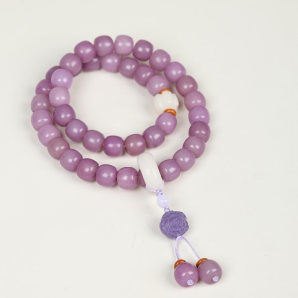 XD738紫菩提双圈精美手串 无礼盒ZM