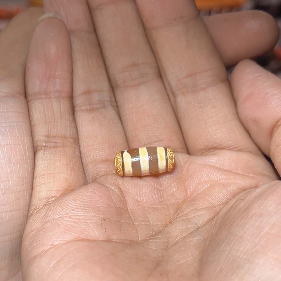 玛瑙/玉髓珠宝奇石18K金镶嵌图*