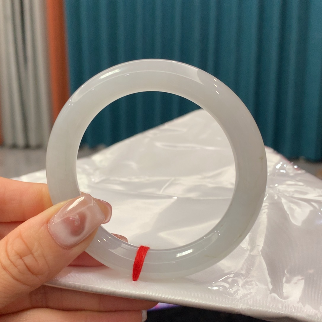 未镶嵌手镯翡翠完美者慎拍 圈口54