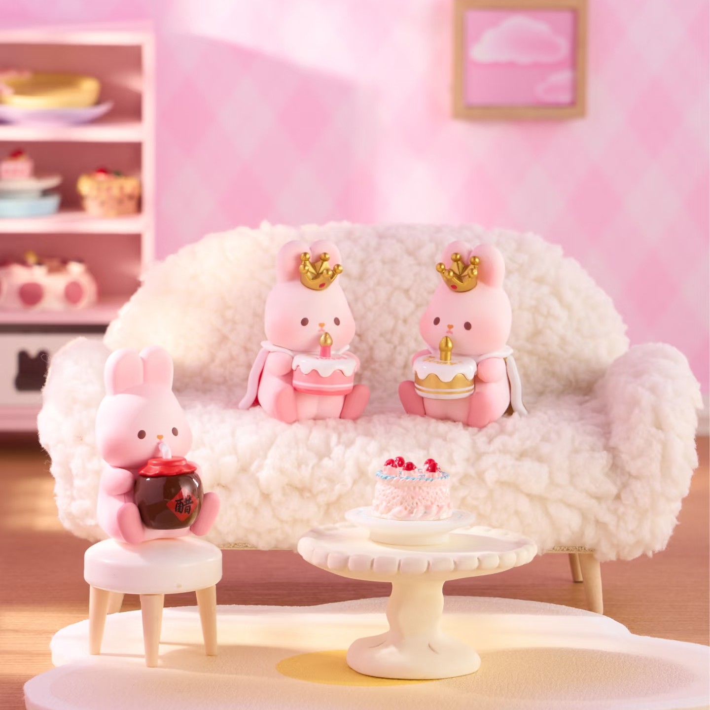 【开播福福踩后三】摸摸兔趣享人生系列萌粒盲盒潮玩可爱礼物