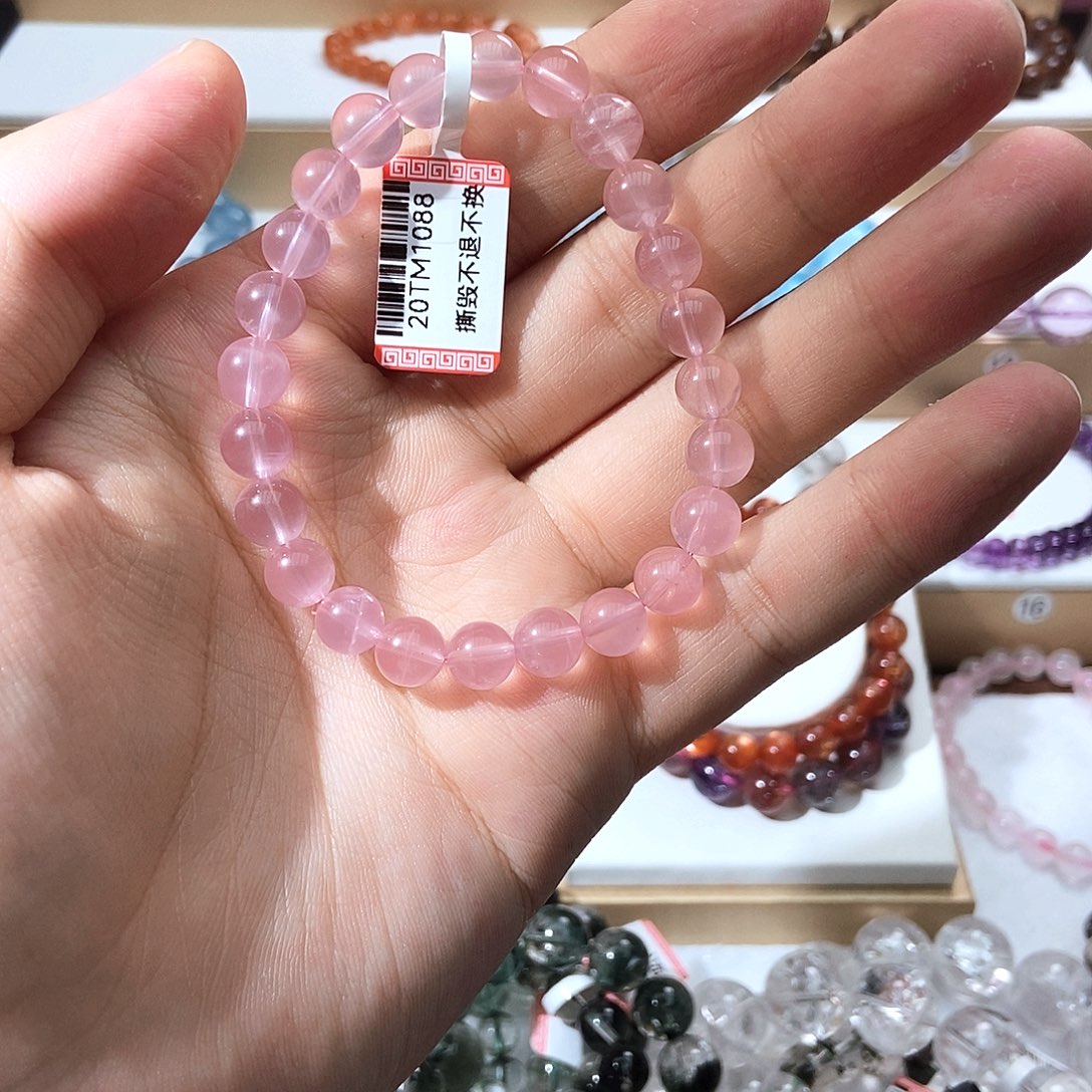 水晶手链未镶嵌草**?天天珠宝002