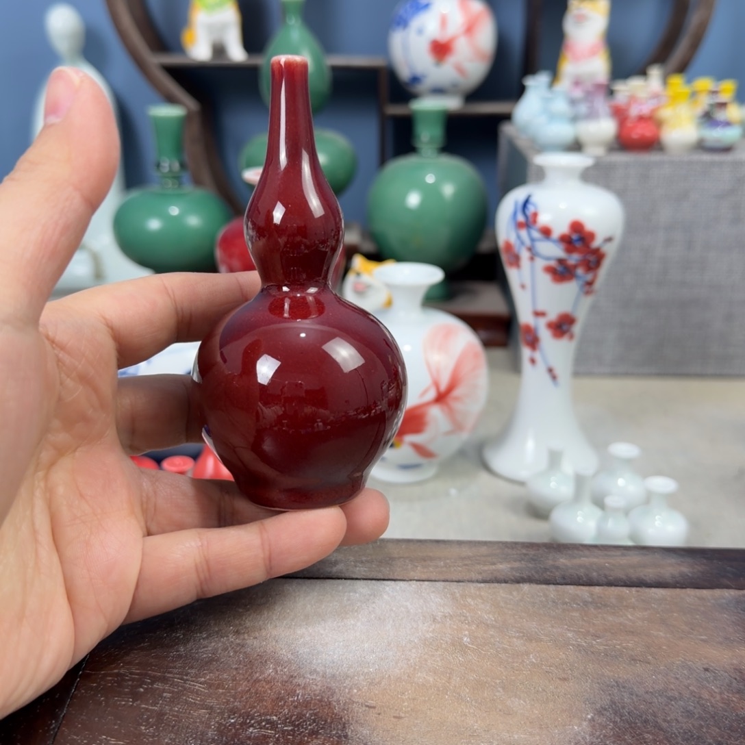 陶瓷手工小花器摆件