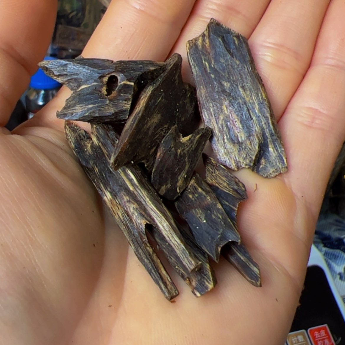 【闪购商品】沉香手把件奇楠紫棋高端老块料10克