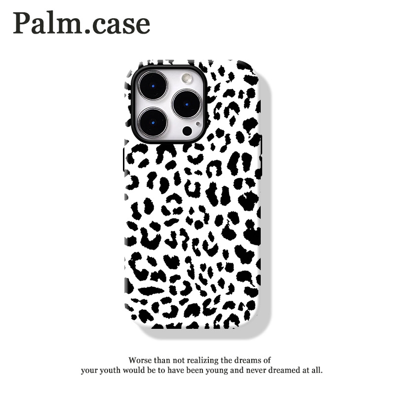 菲林二合一适用华为/oppo/vivo/小米/一加/苹果17手机壳时尚豹纹