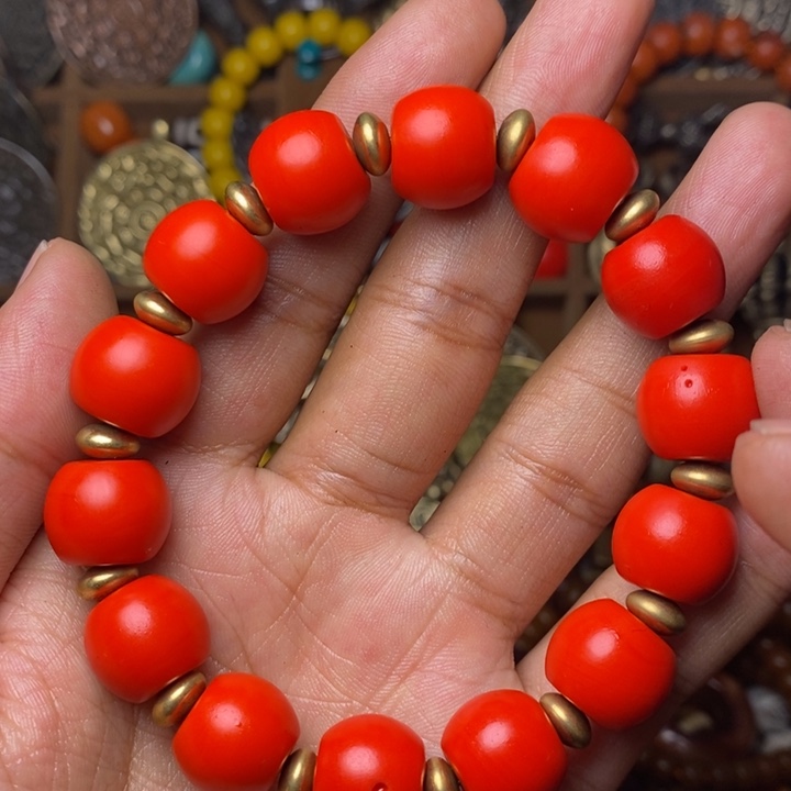 桃核手串单圈手串
