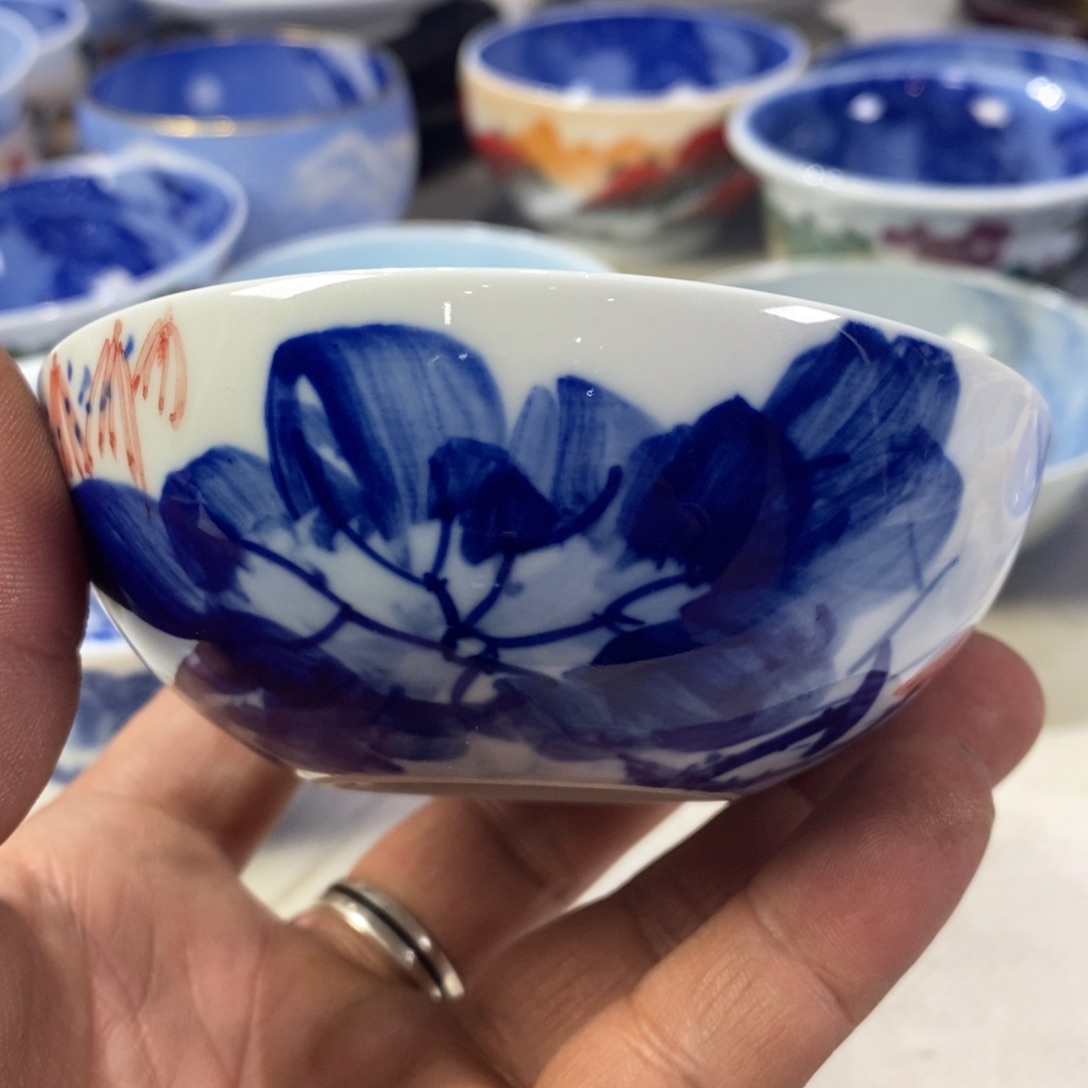 瓷片与**行青花1234566788887655