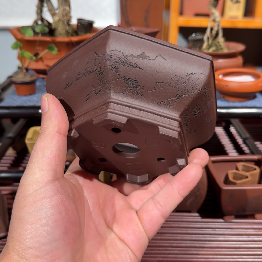 花盆紫砂原矿紫泥