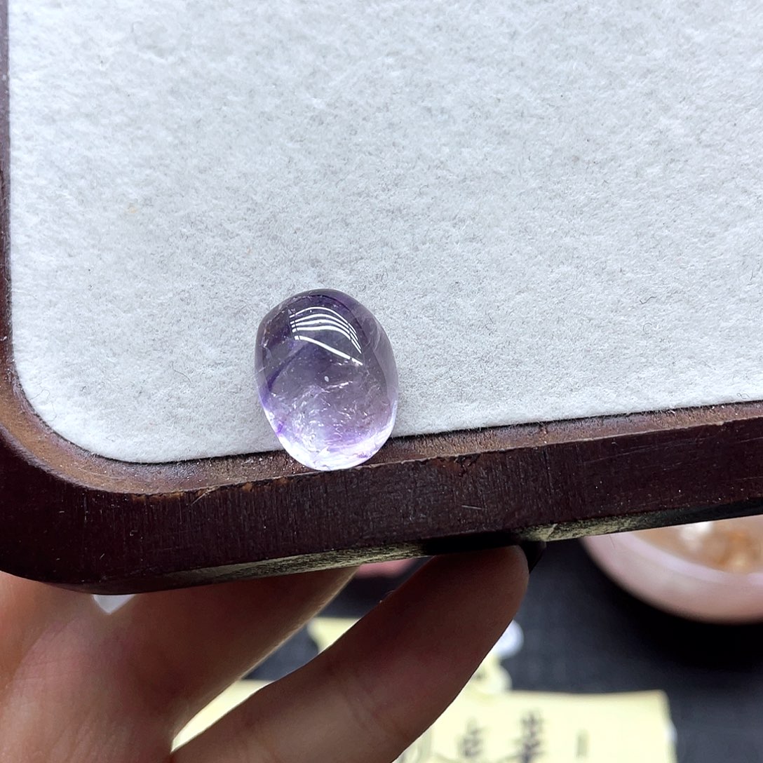 珠宝半成品未镶嵌水晶3紫水蛋面