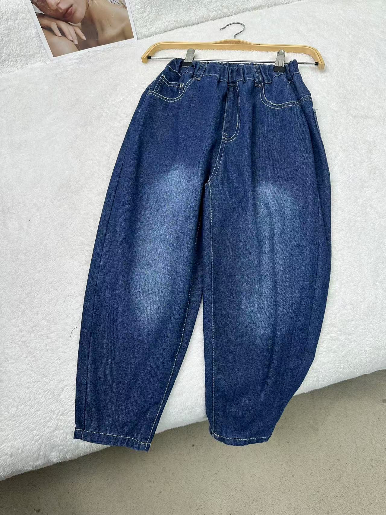 春秋款儿童时尚百搭休闲牛仔裤H2325