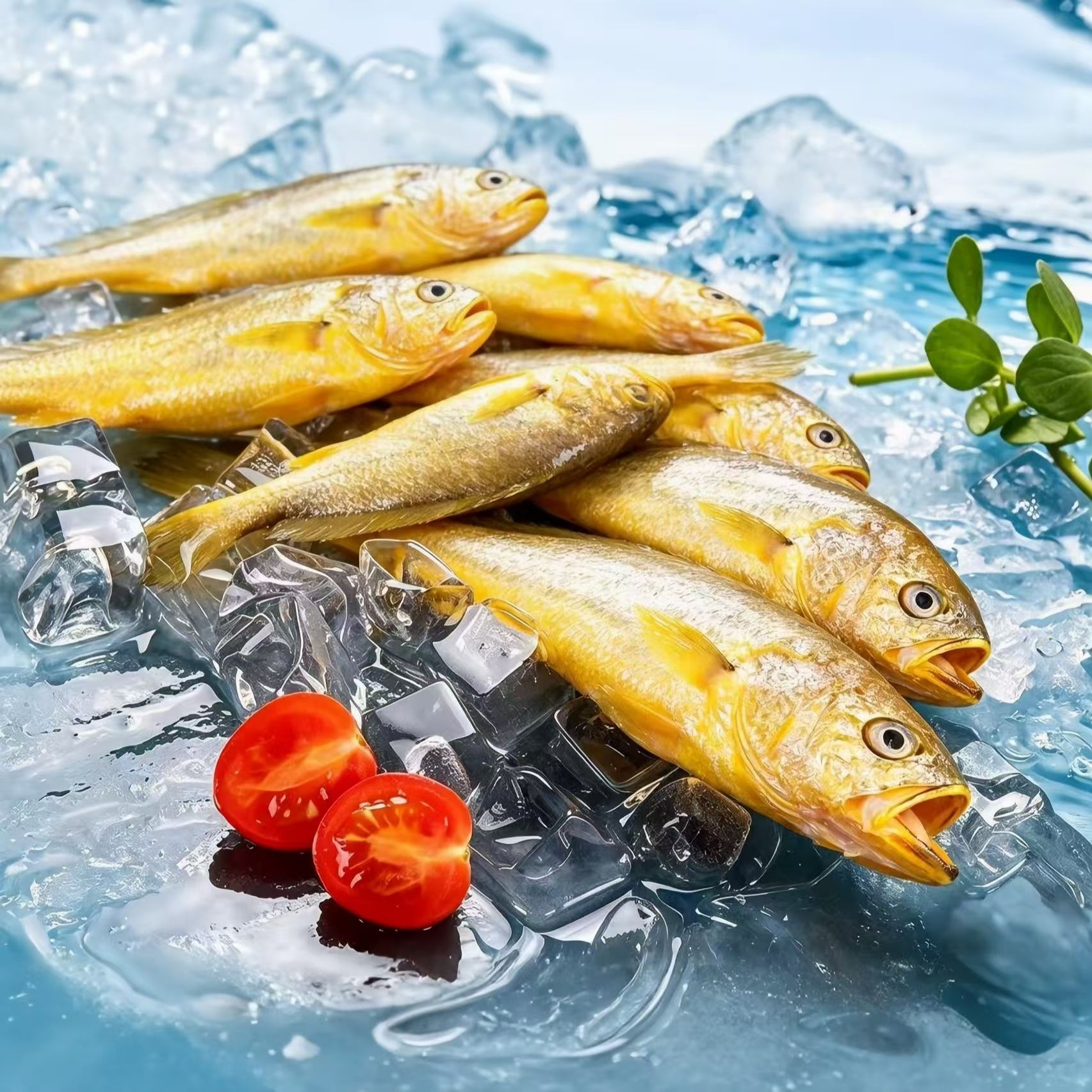 【4斤装】深海大黄花鱼鲜活速冻蒜瓣肉口感美味京东顺丰包邮