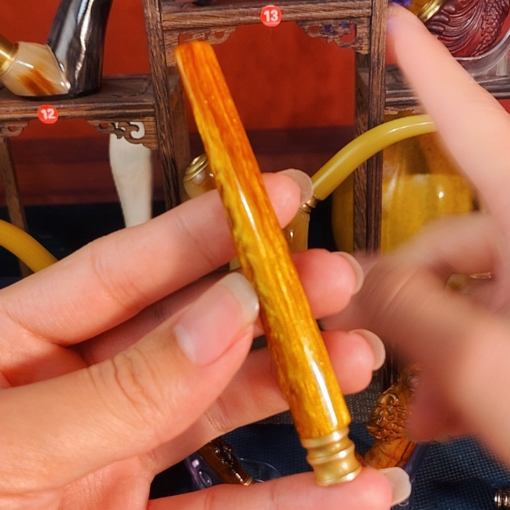 手工制作金丝柳粗中细