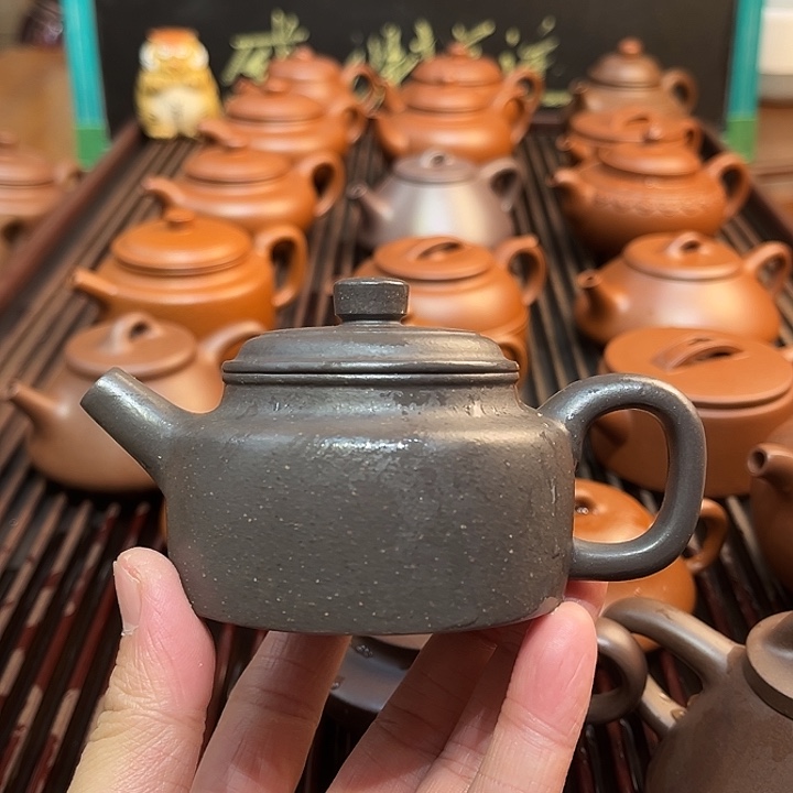 紫砂茶壶大水潭天青150cc