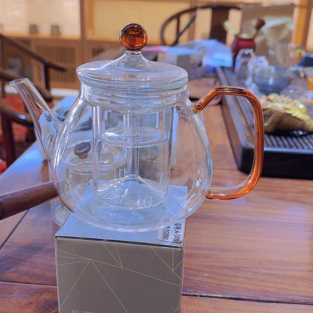 【闪购商品】高硼硅玻璃茶水分离Z108琥珀